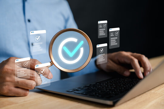 Document quality assurance and content validation with digital checklist