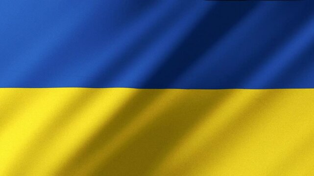 flag of ukraine 4K Footage 60 FPS