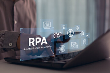 Robotic process automation in ai-driven technology system increasing productivity and business...