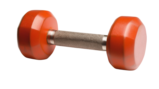 dumbbell on a transparent background