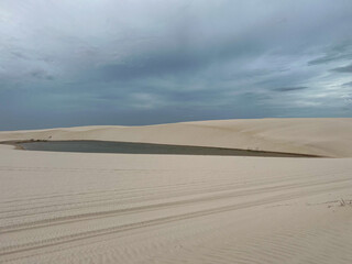 Brazil, Barreirinhas - 2023, May:  sand dunes in Lençóis Maranhenses