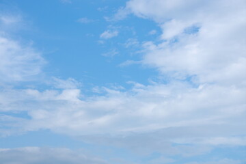 blue sky with clouds