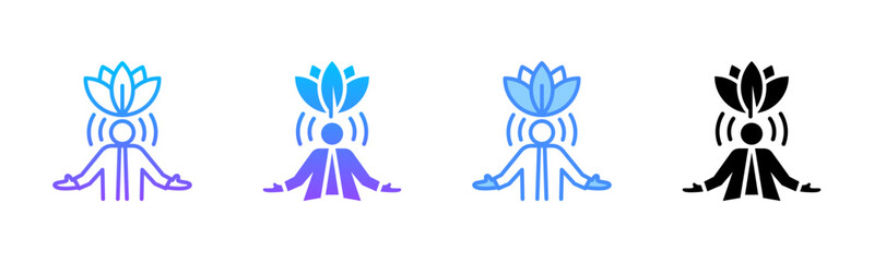 Mindfulness Multi Style Icon Set
