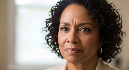 A close-up portrait of a person looking directly at the camera with a calm, thoughtful expression. Perfect for themes like trust, introspection, or mental clarity.

