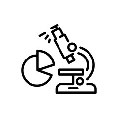 microscope isolated on white