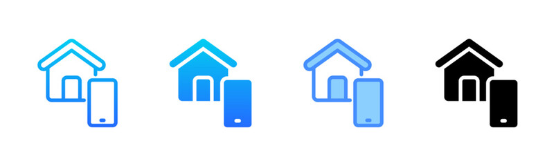 Phone Multi Style Icon Set