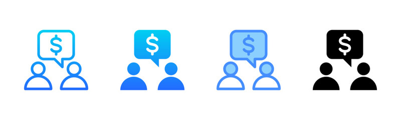 Consultant Multi Style Icon Set