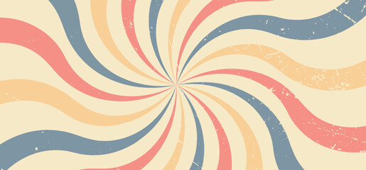Sunburst background design in vintage palette. Abstract background  for your business
