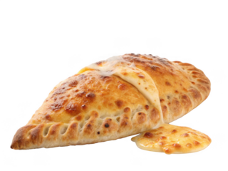 Calzone png folded Italian snack png cheese-filled pastry png pizza turnover png baked food item png transparent background image