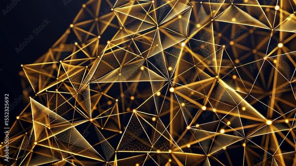 Poster stunning abstract background golden geometric patterns evoking elegance and modernity in design with