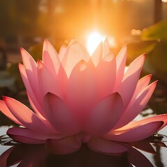 pink lotus flower