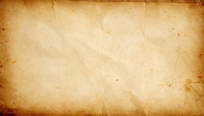 Weathered antique blank page with texture reminiscent of aged yellowed paper, evoking sense of nostalgia and history. Perfect for creative projects or backgrounds