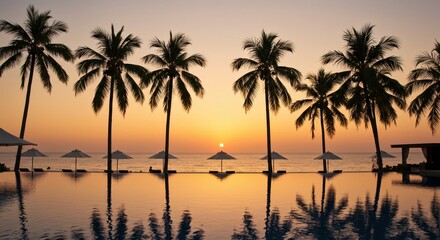 Fototapeta premium sunset over the sea