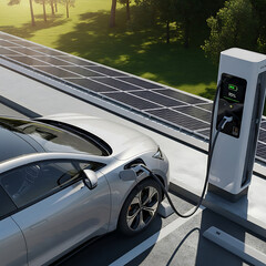Sustainable Energy Electric Vehicle Charging with Solar Power