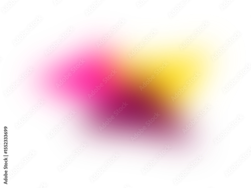 Poster abstract gradient blob with multiple layers and vibrant colors on a black background