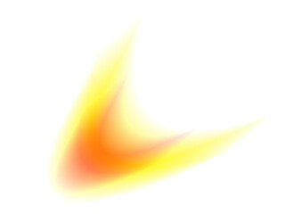 Abstract artistic composition featuring vibrant yellow and orange color gradients on black background