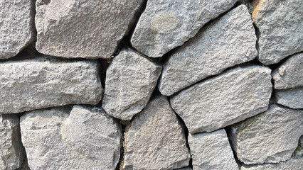 background of stones arranged as a wall