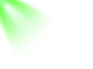 Abstract neon green light streaks diagonally across a black background in a modern design
