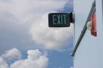 exit sign