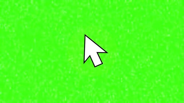 click animation on chroma key