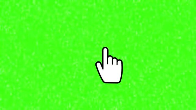 pointer animation on chroma key