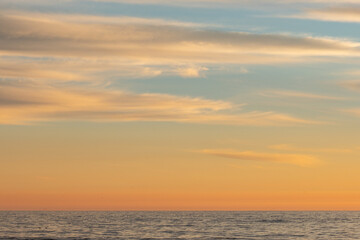 Fototapeta premium sunset over the sea