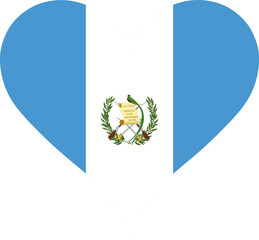 Heart Flag Guatemala, Heart Guatemala Flag