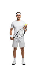 A tennis coach