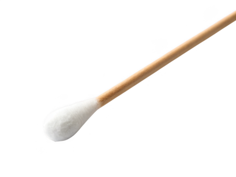 Cotton swab png hygiene stick png personal care swab png dual-end cotton stick png medical ear cleaner png transparent background image
