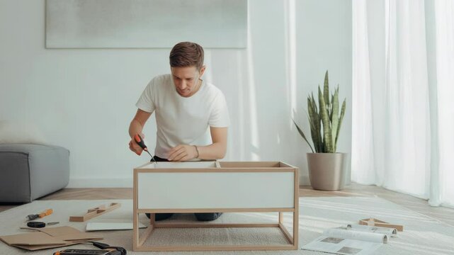 Assembling Furniture at Home: DIY Project