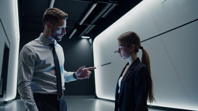 Innovative technology demonstration in a futuristic workspace showcasing interactive 3D modeling
