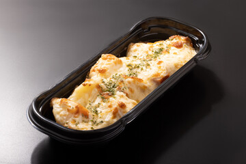 ベーコンとじゃがいも　焼きチーズ