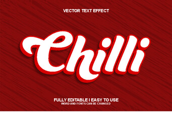 Editable font text effect