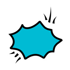 Comic surprise speech bubble balloon expression explosion bomb boom bang retro pop art graphic design vector illustration set sale discount wow shock manga cartoon strip text message frame shadow