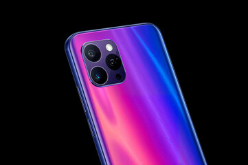 Sleek modern smartphone with vibrant gradient design