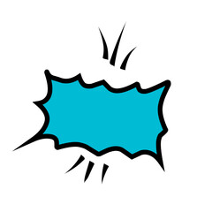 Comic surprise speech bubble balloon expression explosion bomb boom bang retro pop art graphic design vector illustration set sale discount wow shock manga cartoon strip text message frame shadow