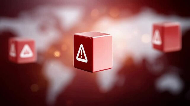 A symbolic representation of global trade disruption due to blocked maritime transport, reflecting economic impact and supply chain interruption.