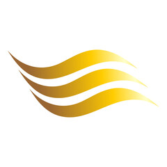 golden waves