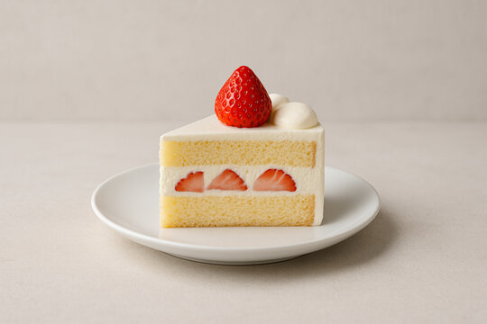いちごのショートケーキ」の写真素材 | 30,450件の無料イラスト