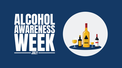 Naklejka premium Alcohol Awareness Week, Start the Conversation During
