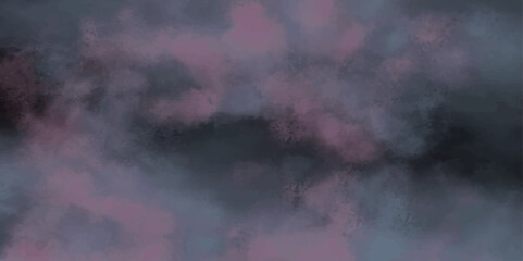 1693Fantasy light red, pink shades watercolor background. light pink and white colors background for design subtle color. Soft pink grunge background frame plane sky view with stars and sunset