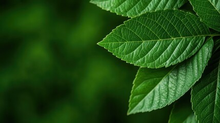 A close-up image of lush, green leaves set against a soft background, symbolizing nature, freshness, and the beauty found in organic life and simple elements.