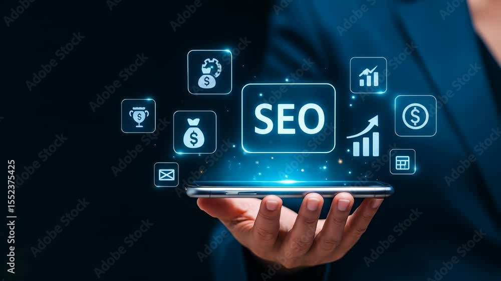 Aufkleber seo digital marketing business technology finance growth analytics internet mobile innovation succes