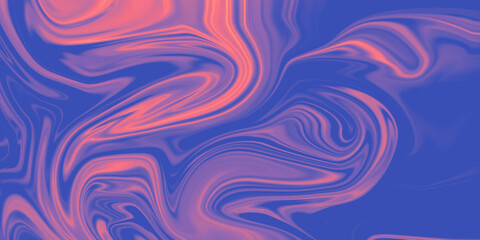 Abstract Fluid Background in Warm and Cool Tones
