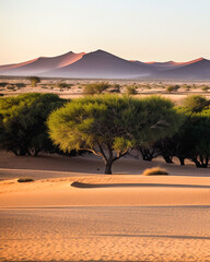 Namibia- Trees and Dunes