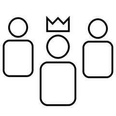 Meeting Leader outline icon