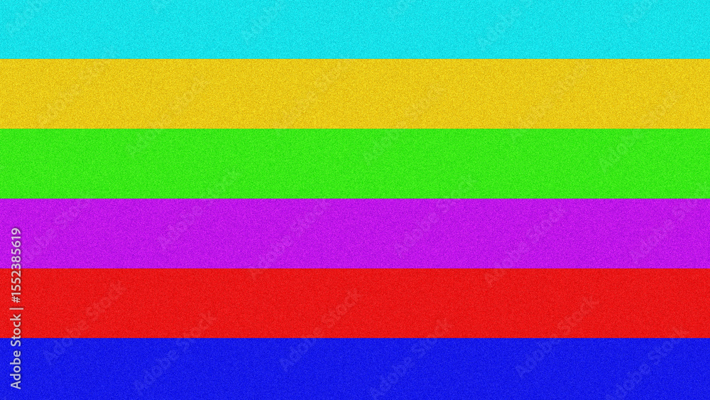 Poster a vibrant abstract design featuring horizontal stripes in a spectrum of colors offering a textured s