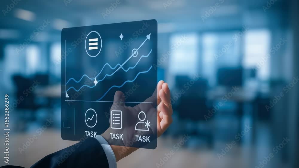 Aufkleber artificial intelligence automatic data analysis and task management driving business growth through 