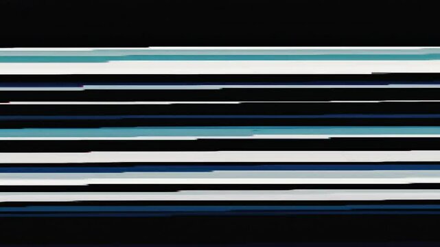 Abstract Glitch Lines: Striking blue and black abstract glitch lines artfully blend to create a modern texture that evokes a sense of futuristic distortion.