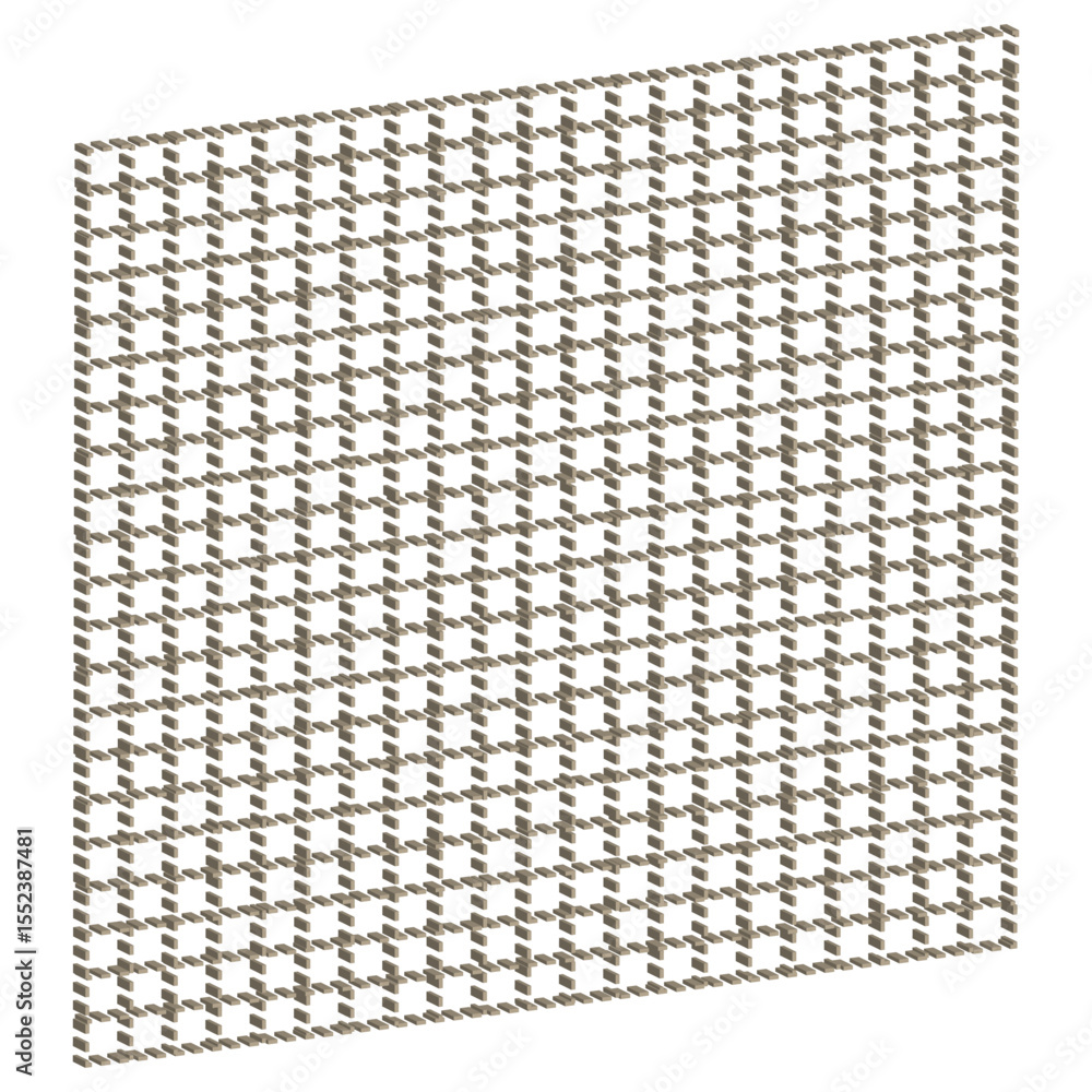 Aufkleber grid line pattern. abstract texture background. geometric vector element. metal mesh illustration